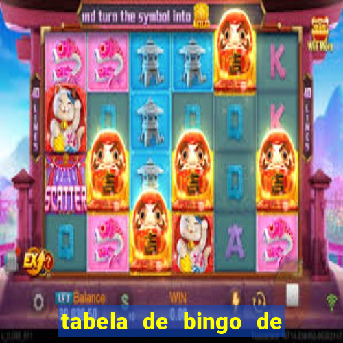 tabela de bingo de 1 a 100